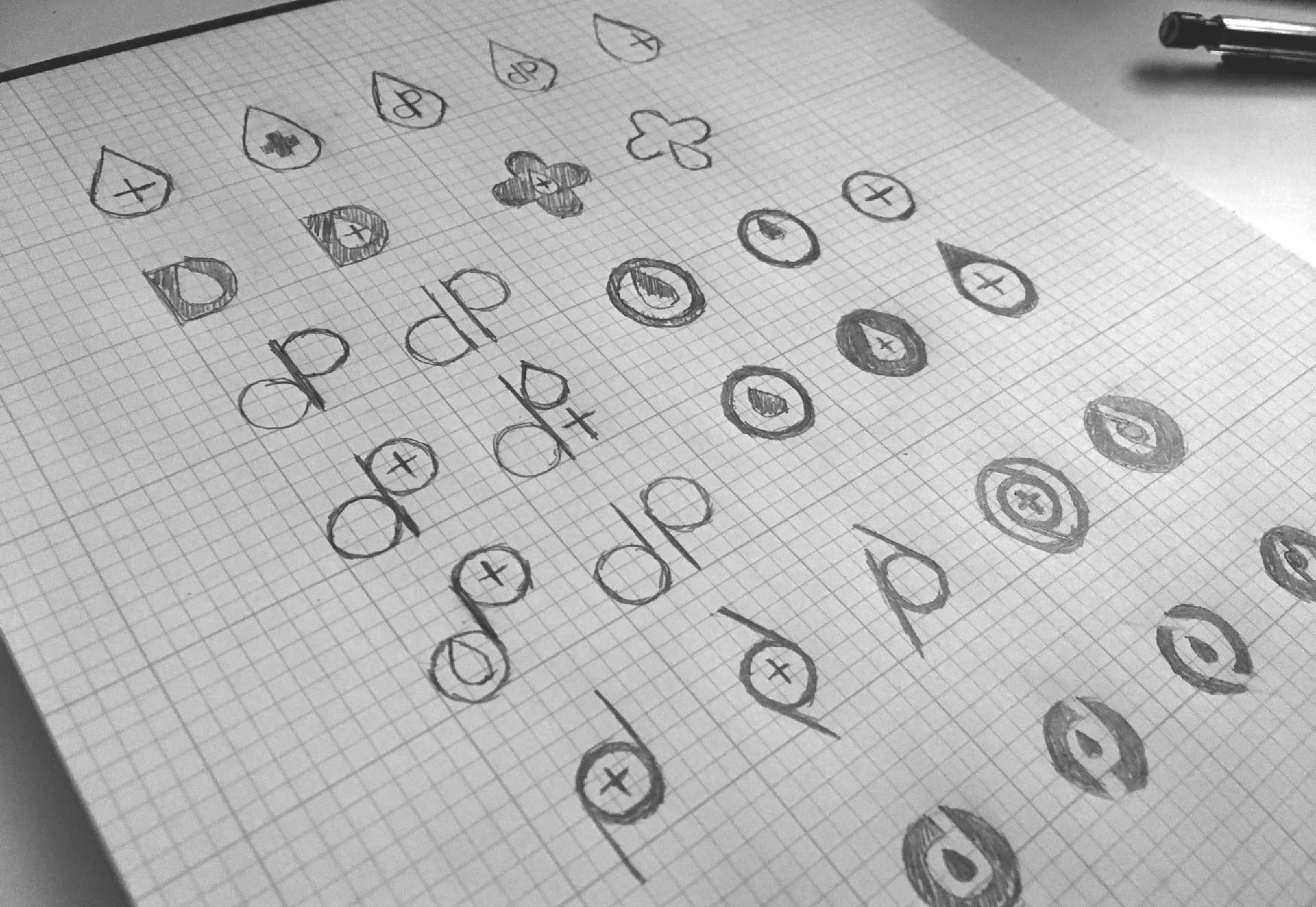 Paper sketchs: Logo Design - showcase image