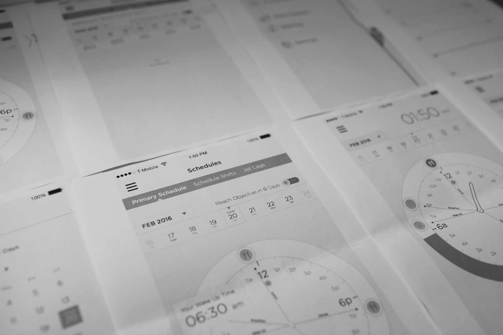 Low-fidelity Wireframe sketchs: Wireframing - showcase image