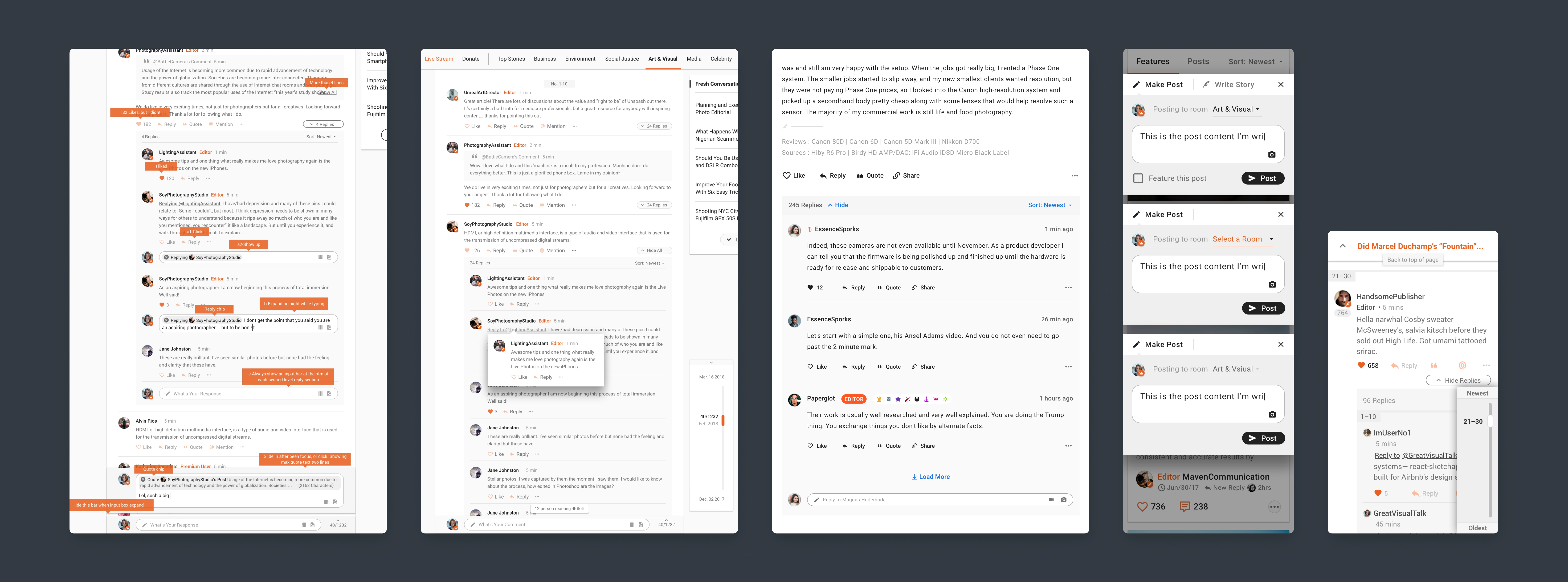 Our iterative journey: Community System - showcase image